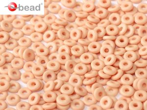 O-02010-29563 Opaque Silk Mat Light Peach O bead ® 5 gram-0