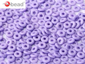 O-02010-29570 Opaque Silk Mat Violet O bead ® 5 gram-0