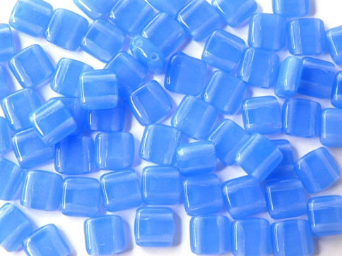 CMT-31010 CzechMates Tile, Opal Sapphire 20 Pc.-0 CMT-31010 CzechMates Tile, Opal Sapphire 20 Pc.-0