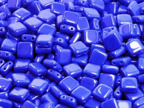 CMT-33050 CzechMates Tile, Opaque Sapphire 20 Pc.-0 CMT-33050 CzechMates Tile, Opaque Sapphire 20 Pc.-0