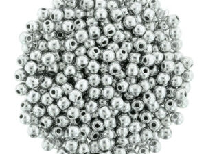 04-R-00030-27000 Crystal Full Silver Round 4 mm. 100 Pc.-9575