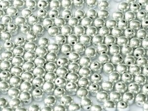04-R-00030-27000 Crystal Full Silver Round 4 mm. 100 Pc.-0