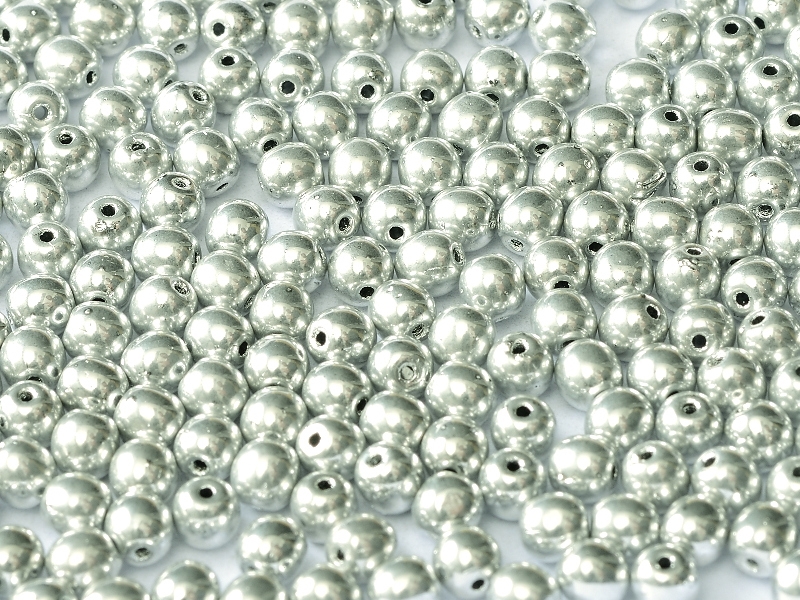 04-R-00030-27000 Crystal Full Silver Round 4 mm. 100 Pc.-0