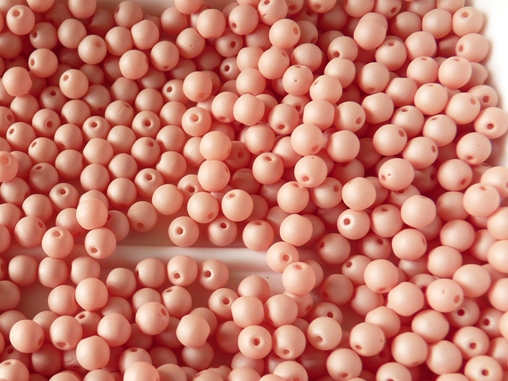 04-R-02010-29563 Saturated Peach Round 4 mm. 100 Pc.-0 04-R-02010-29563 Saturated Peach Round 4 mm. 100 Pc.-0