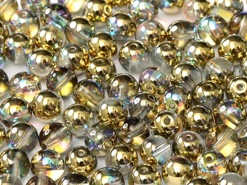 04-R-00030-98536 Crystal Golden Rainbow Round 4 mm. 100 Pc.-0 04-R-00030-98536 Crystal Golden Rainbow Round 4 mm. 100 Pc.-0