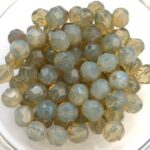 0020227 Opal Grey facet 6 mm. 25 Pc.-0