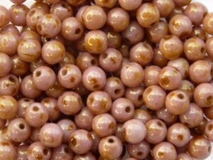 04-R-02010-65491 Alabaster Roman Rose round 100 Pc..-11874