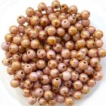 04-R-02010-65491 Alabaster Roman Rose round 100 Pc..-0