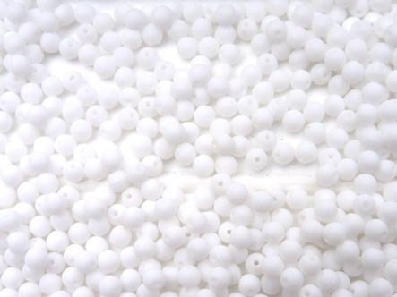 04-R-03000-84110 Mat Chalk White round 100 Pc..-9680