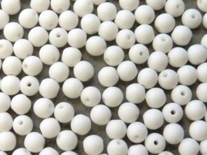 04-R-03000-84110 Mat Chalk White round 100 Pc..-9675