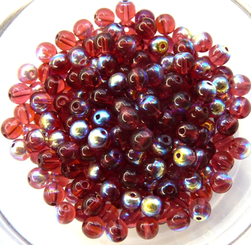 04-R-70350-28701 Fuchsia AB round 100 Pc..-0