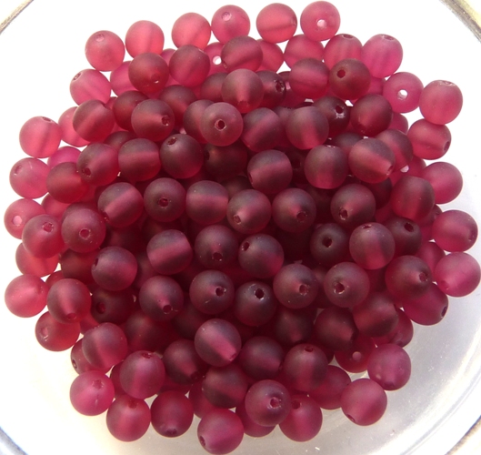 04-R-70350-84110 Matte Fuchsia round 100 Pc..-0