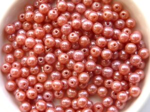 04-R-73020-14400 Lustered Rosanine round 100 Pc..-9689