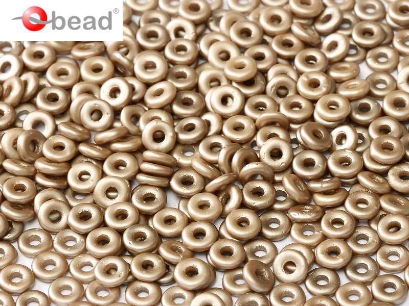 O-02010-25005 Pastel Light Brown O bead ® 5 gram-0 O-02010-25005 Pastel Light Brown O bead ® 5 gram-0