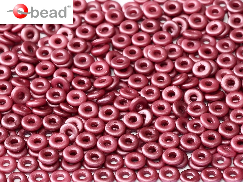 O-02010-25031 Pastel Burgundy O bead ® 5 gram-0 O-02010-25031 Pastel Burgundy O bead ® 5 gram-0