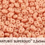 SD-02010-29563 Superduo Silk Mat Opaque Light Peach 10 gram-0