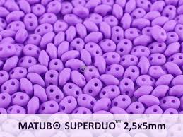 SD-02010-29570 Silk Mat Opaque Violet, Superduo-0