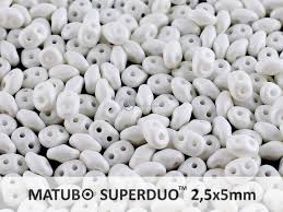 SD-02010-29571 Silk Mat Opaque White, Superduo-0