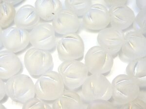 0140104 Crystal Matte AB Heart 10 Pc.-10042