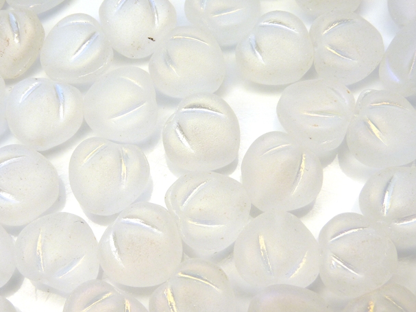 0140104 Crystal Matte AB Heart 10 Pc.-10042
