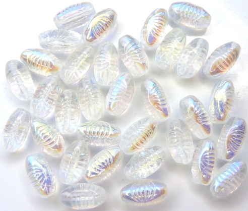 0150037 Transparent AB Oval 10 Pc.-0 0150037 Transparent AB Oval 10 Pc.-0