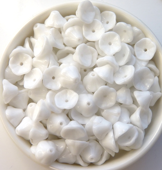 FLC-03000 Flower Cup Chalk White 50 Pc.-0 FLC-03000 Flower Cup Chalk White 50 Pc.-0