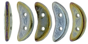 CMCR-23980-21415 CzechMates Crescent Jet Brown Iris 5 gram.-9905