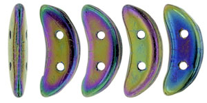 CMCR-23980-21495 CzechMates Crescent Jet Purple Iris 5 gram.-9913