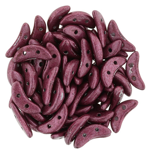 CMCR-77035CR CzechMates Crescent Saturated Metallic Rose 5 gram.-0 CMCR-77035CR CzechMates Crescent Saturated Metallic Rose 5 gram.-0