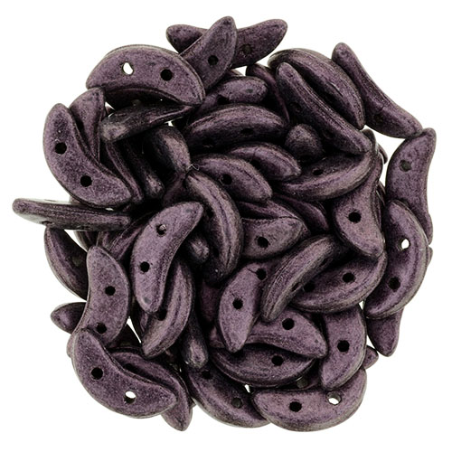 CMCR-23980-79086 CzechMates Crescent Metallic Suede - Pink 5 gram.-0 CMCR-23980-79086 CzechMates Crescent Metallic Suede - Pink 5 gram.-0