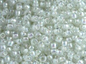 TR-08-0777 Inside-Color Rainbow Crystal/Creme Lined 8/0 TOHO-10011