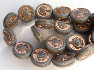 0020042 Opaque Grey, Copper decor, Live Tree 10 Pc. - Afbeelding 3