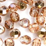0070311 Crystal met Capri Gold facet 8 mm. 15 stuks-0