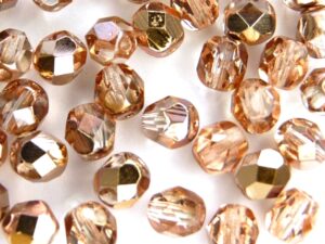 0070311 Crystal met Capri Gold facet 8 mm. 15 stuks-0