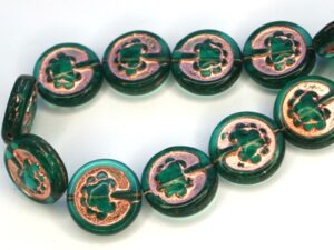 0100122 Emerald Green, Copper decor, Live Tree 10 Pc.-10145