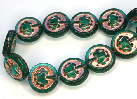 0100122 Emerald Green, Copper decor, Live Tree 10 Pc.-10145