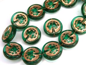 0100122 Emerald Green, Copper decor, Live Tree 10 Pc.-0