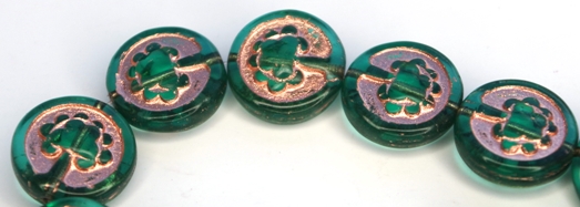 0100122 Emerald Green, Copper decor, Live Tree 10 Pc.-10144