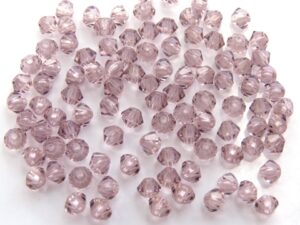 03-MC-20030 Bicone, Light Amethyst 3 mm. 50 Pc.-0