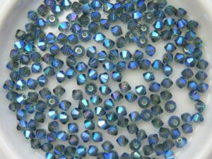 03-MC-30340-28701X2 Bicone, Montana 2x AB 3 mm. 50 Pc.-10059