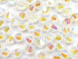 03-MC-00010-28701x2 Bicone, Crystal 2xAB 3 mm. 50 Pc.-0