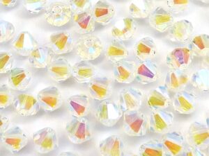 03-MC-00010-28701X2 Crystal 2xAB bicones 3 mm