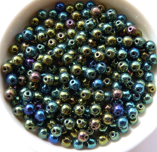 04-R-23980-21455 Jet Green Iris 100 Pc.-10179