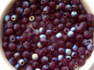 04-R-90110-28771 Garnet Matte AB 100 Pc.-10182