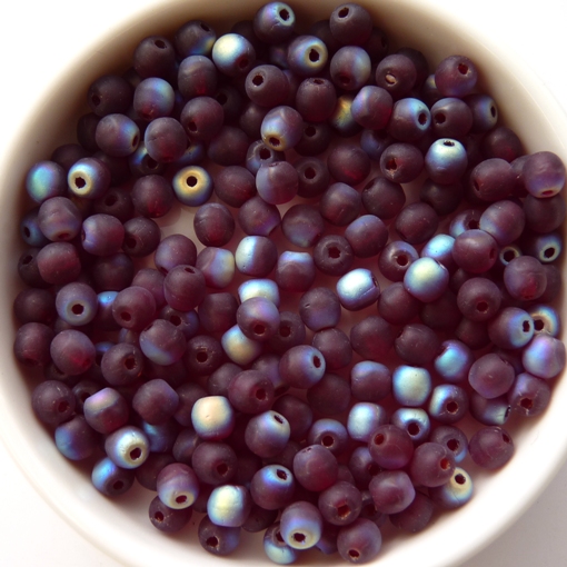 04-R-90110-28771 Garnet Matte AB 100 Pc.-10182