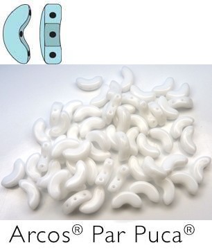 ARC-03000 Opaque White Arcos par Puca 10 gram-0 ARC-03000 Opaque White Arcos par Puca 10 gram-0