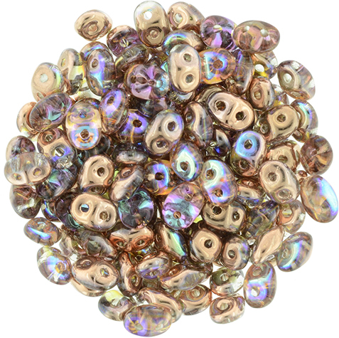 SD-00030-98533 Crystal Copper Rainbow 10 gram SuperDuo-0 SD-00030-98533 Crystal Copper Rainbow 10 gram SuperDuo-0