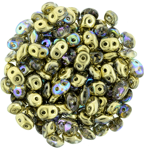 SD-00030-98536 Crystal Golden Rainbow 10 gram SuperDuo-0 SD-00030-98536 Crystal Golden Rainbow 10 gram SuperDuo-0