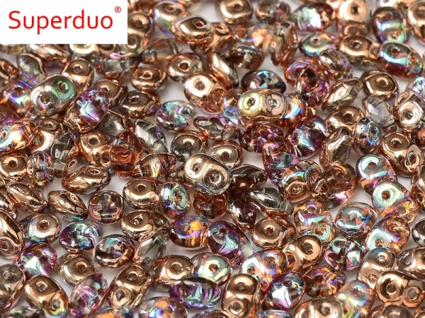 SD-00030-98533 Crystal Copper Rainbow 10 gram SuperDuo-10093