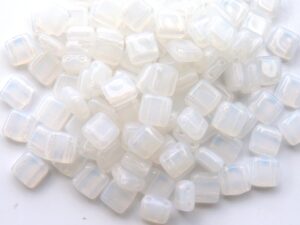 TH-01000 2Hole Square, White Opal 22 Pc.-0